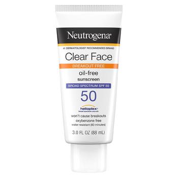 Neutrogena | Clear Face Liquid Lotion Sunscreen With SPF 50商品图片,独家减免邮费
