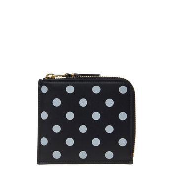 推荐Comme des Garcons Wallet Polka Dot - Black商品