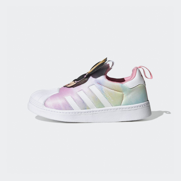 阿迪达斯贝壳头, Adidas | 【Brilliant|包邮包税】阿迪达斯 SUPERSTAR 360 C 儿童  运动鞋 一脚蹬 懒人鞋  GY9150 LTPINK/FTWWHT/CBLACK商品图片 8折×额外9折, 包邮包税, 额外九折