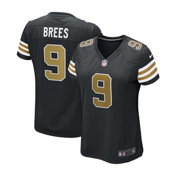 product Women's Drew Brees New Orleans Saints Black Alternate Game Jersey image