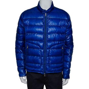 moncler男上海, [二手商品] Moncler | Moncler Blue Synthetic Quilted Acorus Jacket XXL商品图片 3.3折, 满1件减$100, 满减