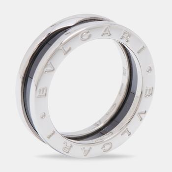 [二手商品] BVLGARI | Bvlgari B-zero1 Save the Children Ceramic Sterling Silver Band Ring Size 57商品图片,8.6折