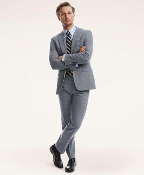 商品Brooks Brothers | Regent Fit BrooksCool® Mini-Houndstooth Suit Jacket,商家Brooks Brothers,价格¥1840图片