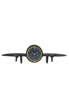 Novogratz | Black Aluminum Airplane Clock,商家Nordstrom Rack,价格¥485