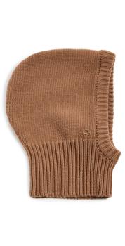 by FAR | BY FAR 深咖啡色羊毛连帽围脖商品图片,