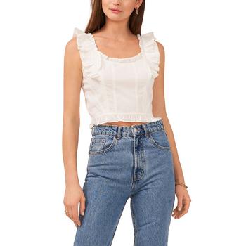 1. State是什么牌子, 1. State | Women's Flutter Sleeve Seamed Bodice Top商品图片 6折