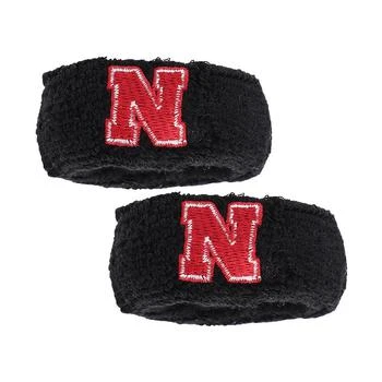 Adidas | Black Nebraska Huskers Two-Pack Terry Wristbands,商家Macy's,价格¥148