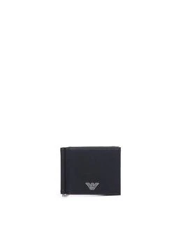 Emporio Armani | Emporio Armani Small Leather Goods in Black,商家Modayn,价格¥972