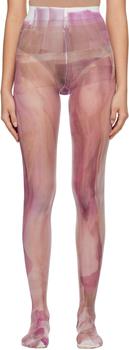 Acne Studios | Purple Printed Tights商品图片,独家减免邮费