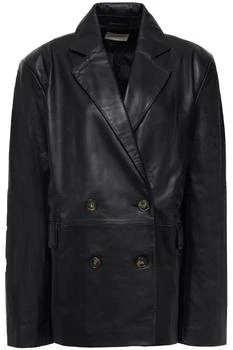 Loulou Studio | Davao double-breasted leather blazer,商家THE OUTNET US,价格¥1785