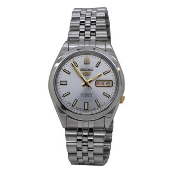 精工机械表真假, Seiko | Seiko 5 Automatic Silver Dial Mens Watch SNKG39J1商品图片 4.1折