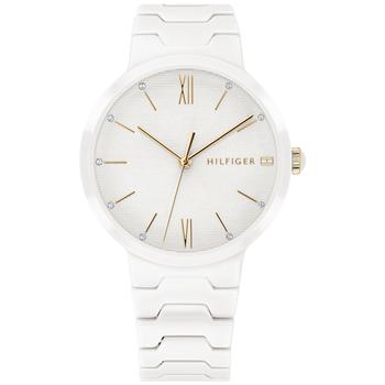 tommy hilfiger手表是什么牌子, Tommy Hilfiger | Women's White Ceramic Bracelet Watch 36mm商品图片 8折×额外8.5折, 额外八五折