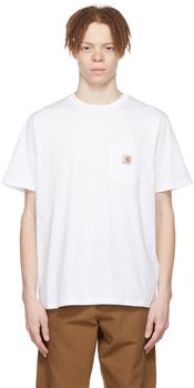 Carhartt WIP | White Cotton T-Shirt商品图片,独家减免邮费