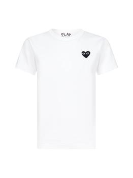 商品Comme des Garçons Play Heart Embroidered T-Shirt图片