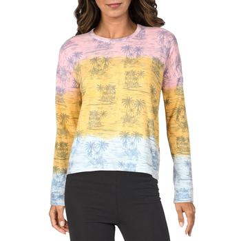 P.J. Salvage | P.J. Salvage Womens Printed Colorblock Pullover Top商品图片,1.9折, 独家减免邮费