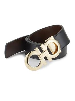 菲拉格慕皮带腰带, Salvatore Ferragamo | Adjustable & Reversible Gancini Buckle Belt商品图片 