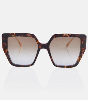商品Fendi | Baguette oversized sunglasses,商家MyTheresa,价格¥2991图片