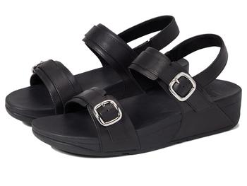 FitFlop | Lulu Adjustable Leather Back-Strap Sandals商品图片,9.3折起