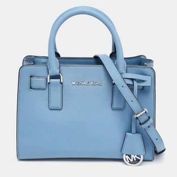 michael kors tote托特包, [二手商品] Michael Kors | MICHAEL Michael Kors Blue Leather Small Dillon Tote商品图片 9.5折, 满1件减$100, 满减