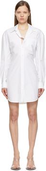 alexander wang attica, Alexander Wang | White Detached Collar Shirt Dress商品图片 3.1折