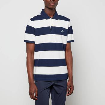 Gant Rugger, Gant | GANT Men's Barstripe Pique Rugger Polo Shirt - Eggshell商品图片 4折