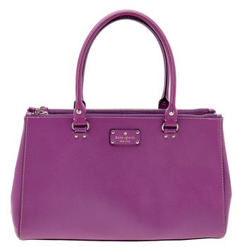 Kate Spade托特包, [二手商品] Kate Spade | Kate Spade Fuchsia Leather Double Zip Tote商品图片 4折