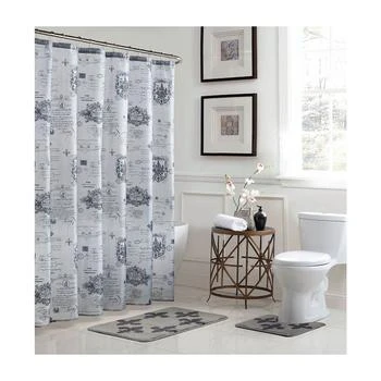 Bath Fusion | Fleur De Lis Bathroom Shower Set, 15 Piece,商家Macy's,价格¥283