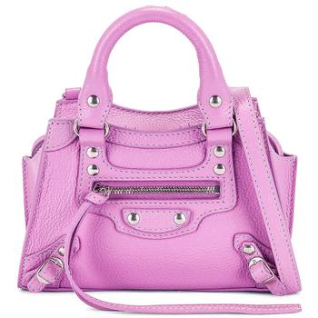 巴黎世家包女包, Balenciaga | Lilac Ladies Nano Neo Classic City Bag商品图片 7.2折