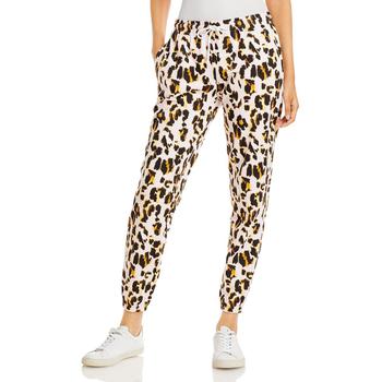 AQUA | Aqua Womens Boyfriend Animal Print Knit Jogger Pants商品图片,1折