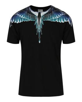 Marcelo Burlon | Printed Wings Cotton T-Shirt商品图片,4.9折×额外9折, 额外九折