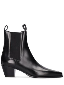 Totême | 50mm The City Leather Ankle Boots 