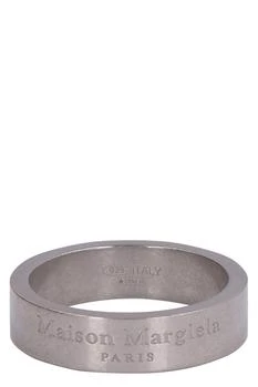 MAISON MARGIELA | Maison Margiela Logo-Engraved Slip-On Ring,商家Cettire,价格¥1643