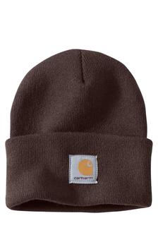 卡哈特帽子, Carhartt | (A18) Acrylic Watch Hat - Dark Brown商品图片 7.4折×额外7折, 额外七折