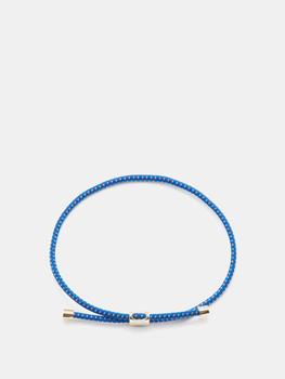 商品Miansai | Orson gold-plated & cord bracelet,商家MATCHESFASHION,价格¥3350图片