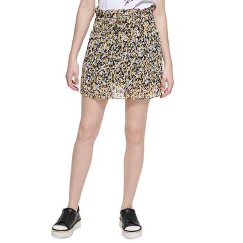 Karl Lagerfeld Paris | Women's Printed Pleated Mini Skirt商品图片,1.9折