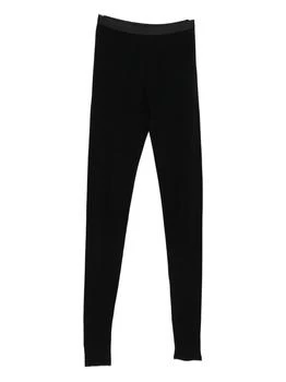 FORTE_FORTE | Forte_Forte Wool Ribbed Jersey Leggings With Spats Clothing,商家Baltini,价格¥1464