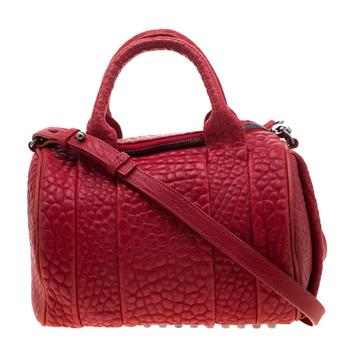 推荐Alexander Wang Red Leather Small Rockie Satchel商品