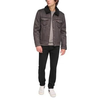 Levi's | Men's Relaxed-Fit Faux-Shearling Trucker Jacket 4折