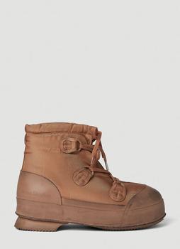 Acne Studios | Lace Up Boots in Brown商品图片,