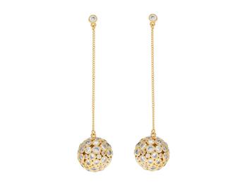 Kate Spade | On The Dot Sphere Linear Earrings商品图片,4折起