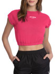 product Rolled-Cuff Logo Cropped Top image