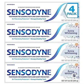 推荐Sensodyne Extra Whitening Toothpaste (6.5 oz., 4 pk.)商品