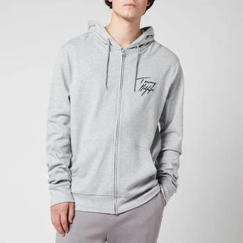 推荐Tommy Hilfiger Men's Full Zip Hoodie - Grey Heather商品