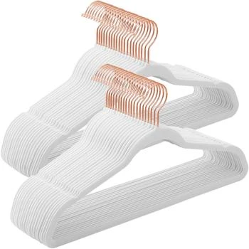 BreeBe | Pack of 50 White Non Slip Coat Hangers,商家Premium Outlets,价格¥480