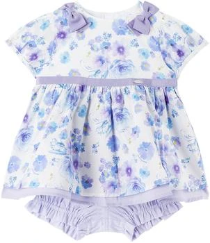 ANNA SUI MINI | 紫色 Floral 婴儿连衣裙 & 短裤套装,商家SSENSE CN,价格¥418