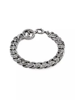 Gucci | Interlocking Sterling Silver Bracelet 独家减免邮费