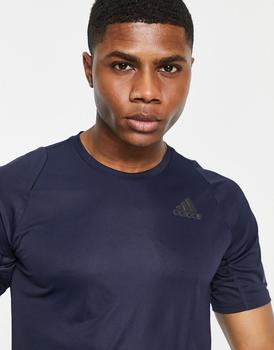 Adidas | adidas Running Run Icons t-shirt in navy商品图片,7折×额外9.5折, 额外九五折