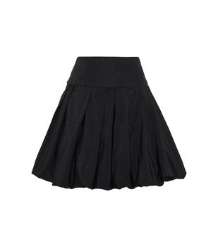 推荐Pleated cotton-blend skirt商品
