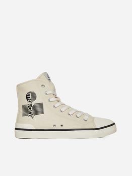 推荐Benkeen canvas high-top sneakers商品