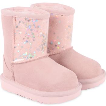 ugg stellar sequin, UGG | Sequin detailing logo leather boots in light pink商品图片 5.5折×额外7.5折, 额外七五折